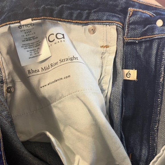 ETICA NWT Rhea Mid Rise Crop Jeans in Wilder - Picture 12 of 13